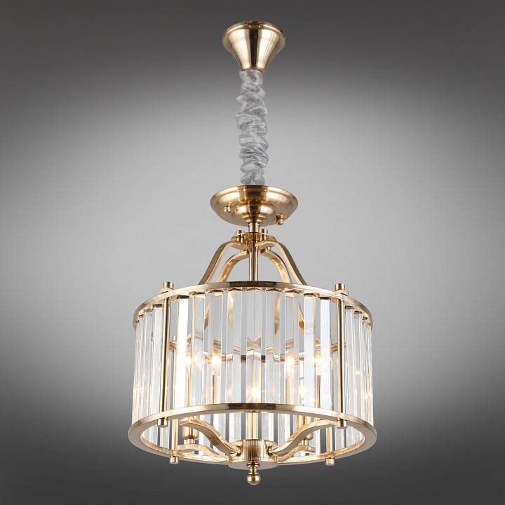 Подвесной светильник Aployt Romen хром 4 лампы APL.809.03.04