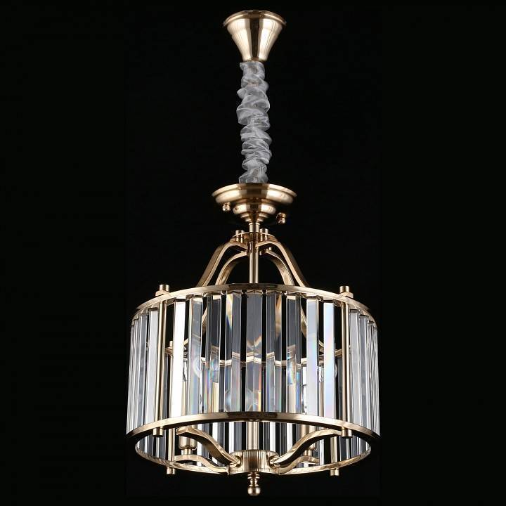 Подвесной светильник Aployt Romen хром 4 лампы APL.809.03.04