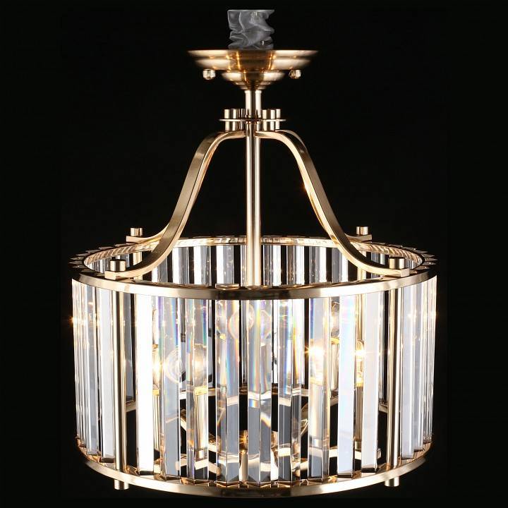 Подвесной светильник Aployt Romen хром 4 лампы APL.809.03.04