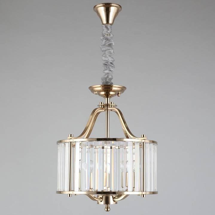 Подвесной светильник Aployt Romen хром 4 лампы APL.809.03.04