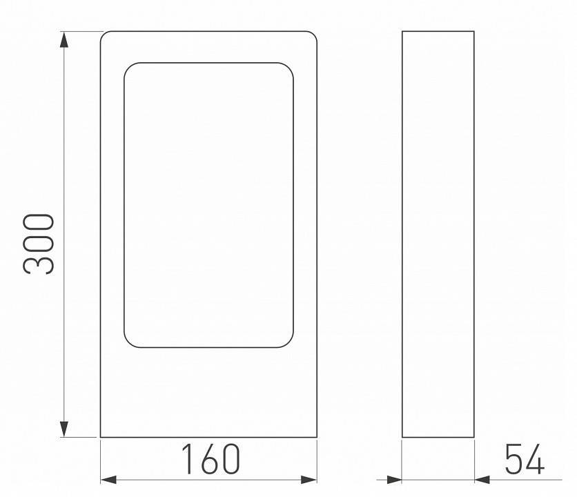 Наземный высокий светильник Arlight Frame 021928(1)
