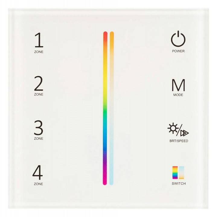 Панель-регулятора цвета RGBW  сенсорный накладной Arlight SMART 28309