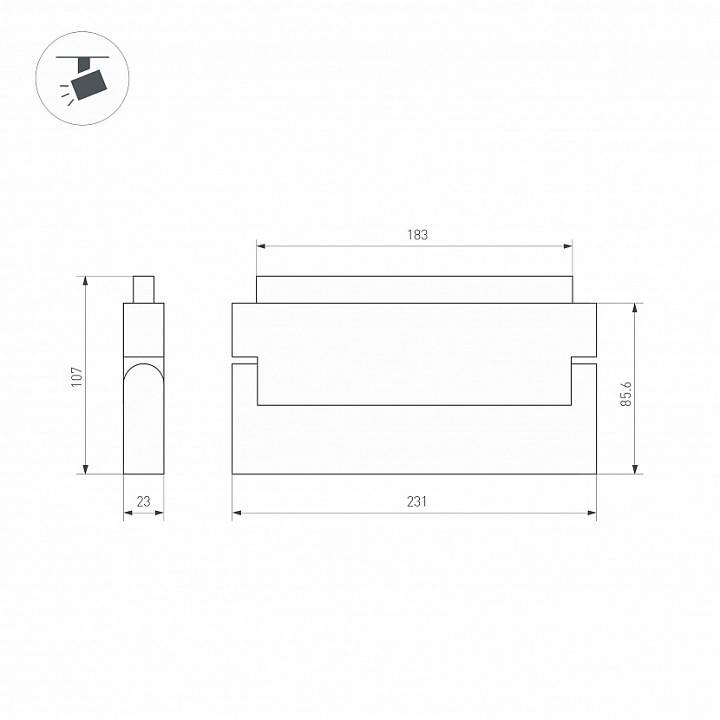 Встраиваемый светильник Arlight MAG-ORIENT 12 Вт 4000 К 034643(1)