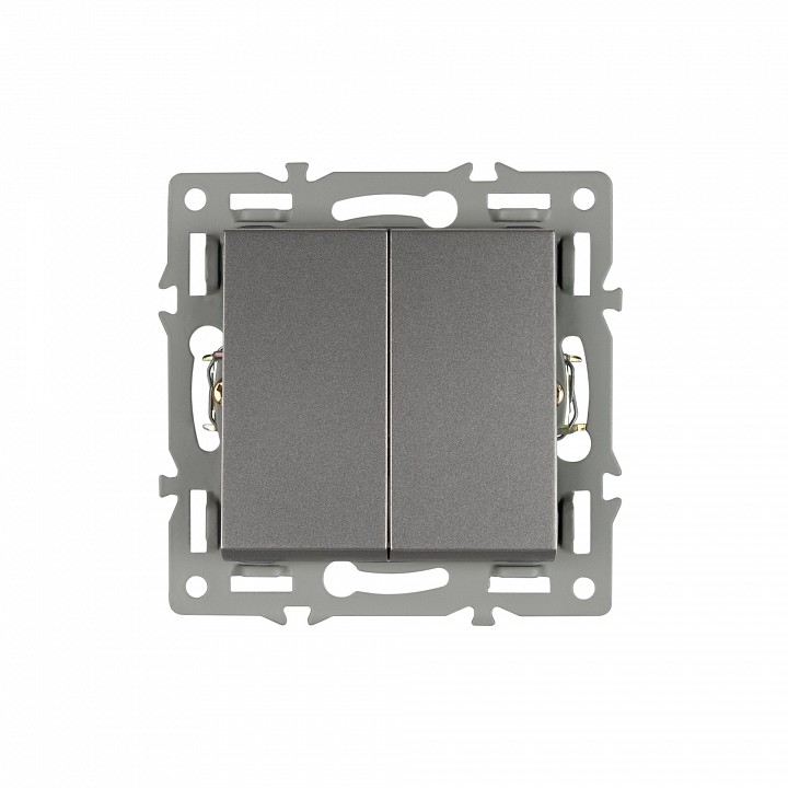 Выключатель двухклавишный без рамки Arlight SWT 043726