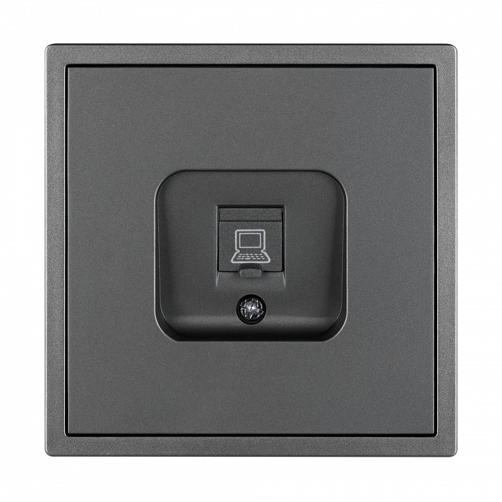 Розетка Ethernet RJ-45 и со шторками, без рамки Arlight SCT-TENDO 054593