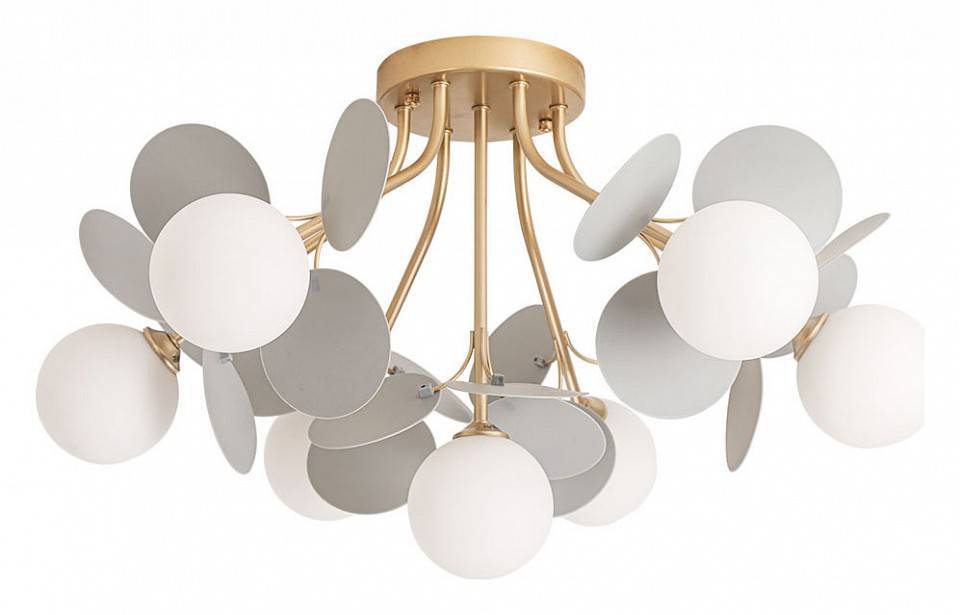 Потолочная люстра Arte Lamp Peacock 7 ламп A1369PL-7GY