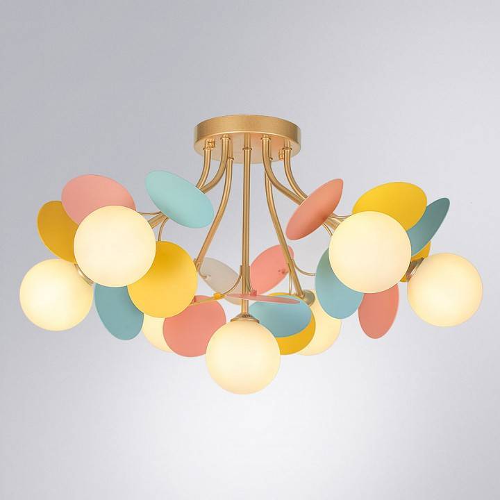 Потолочная люстра Arte Lamp Peacock 7 ламп A1369PL-7MD