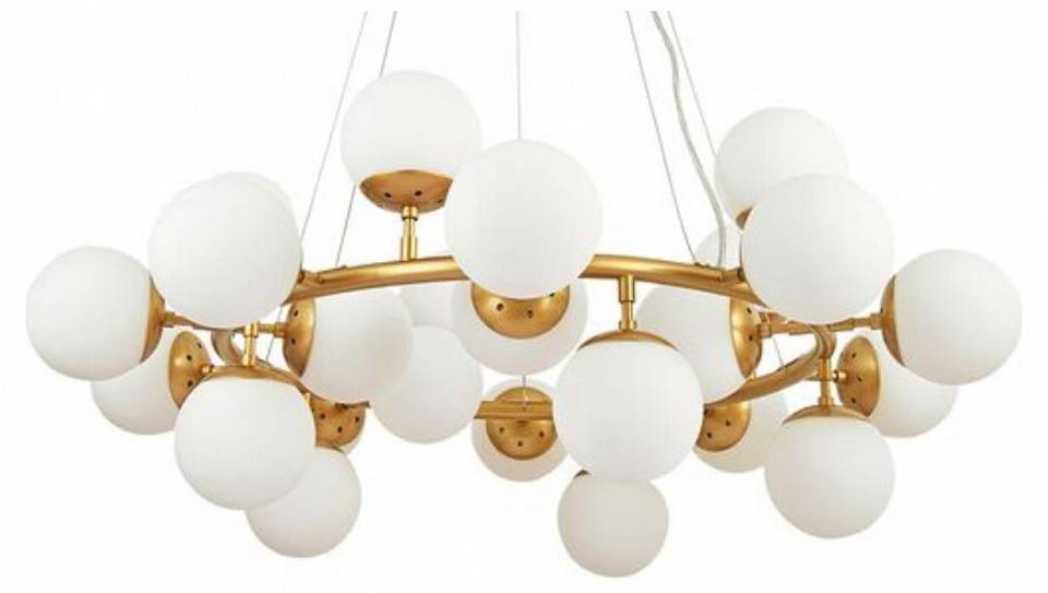 Подвесная люстра Arte Lamp Bolla 25 ламп A1664SP-25GO