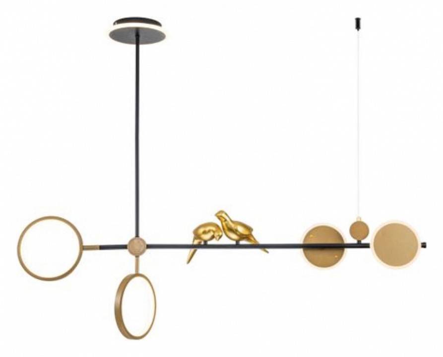 Люстра на штанге Arte Lamp Toliman 4 лампы черная A2613SP-4BK