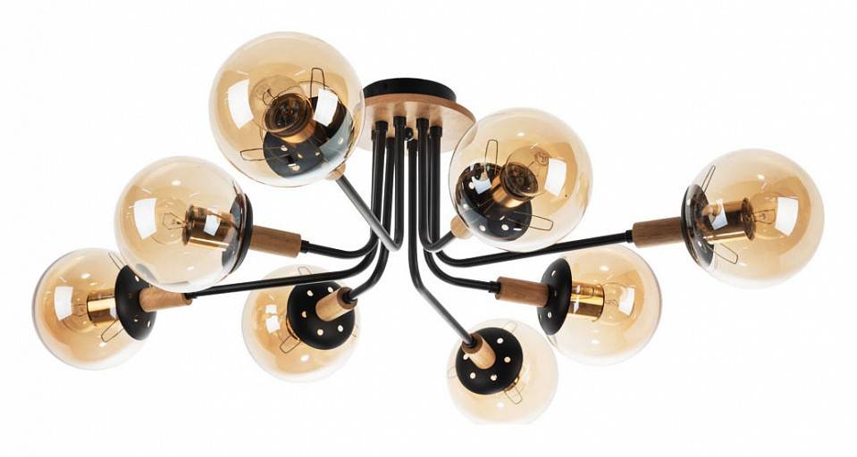 Люстра на штанге Arte Lamp Oxford 8 ламп A2716PL-8BK