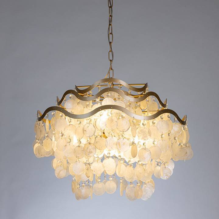 Подвесная люстра Arte Lamp Pipirima 9 ламп A4065SP-9SG