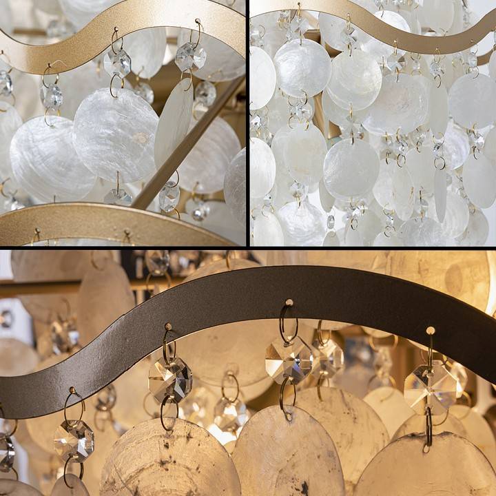 Подвесная люстра Arte Lamp Pipirima 9 ламп A4065SP-9SG