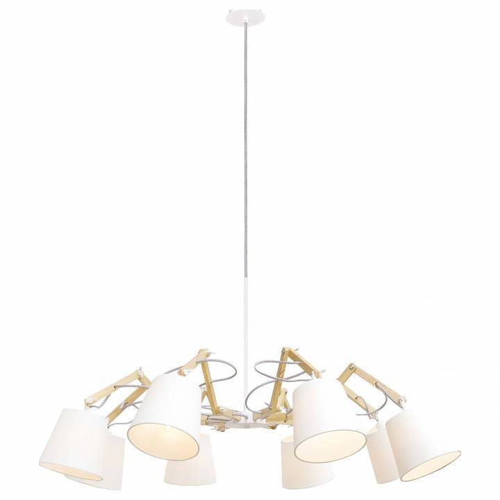 Подвесная люстра Arte Lamp Pinocchio 8 ламп A5700LM-8WH