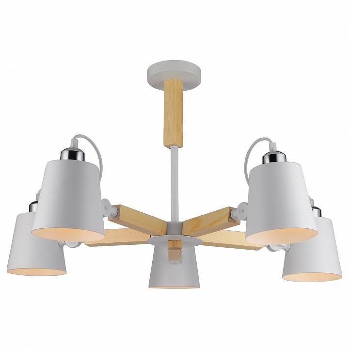 Люстра на штанге Arte Lamp Oscar 5 ламп A7141PL-5WH