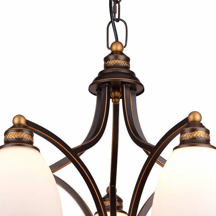 Подвесная люстра Arte Lamp Bonito 5 ламп A9518LM-5BA