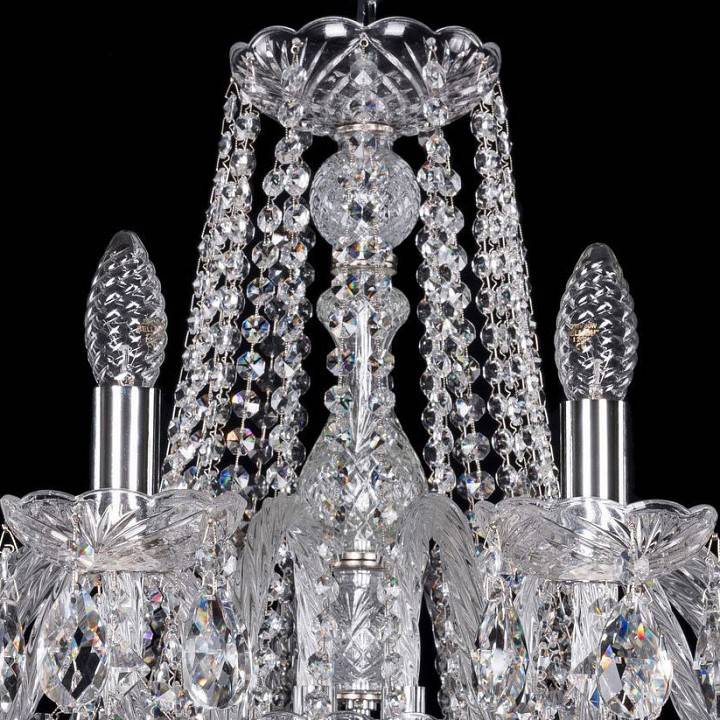 Подвесная люстра Bohemia Ivele Crystal 1402 1402/12/300/Ni