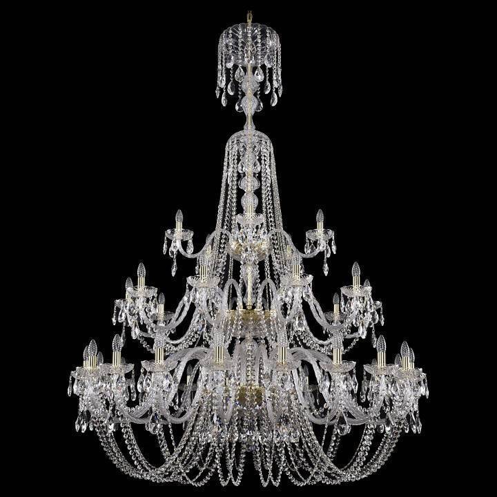 Подвесная люстра Bohemia Ivele Crystal 1402 1402/20+10+5/530/XL-206/3d/G