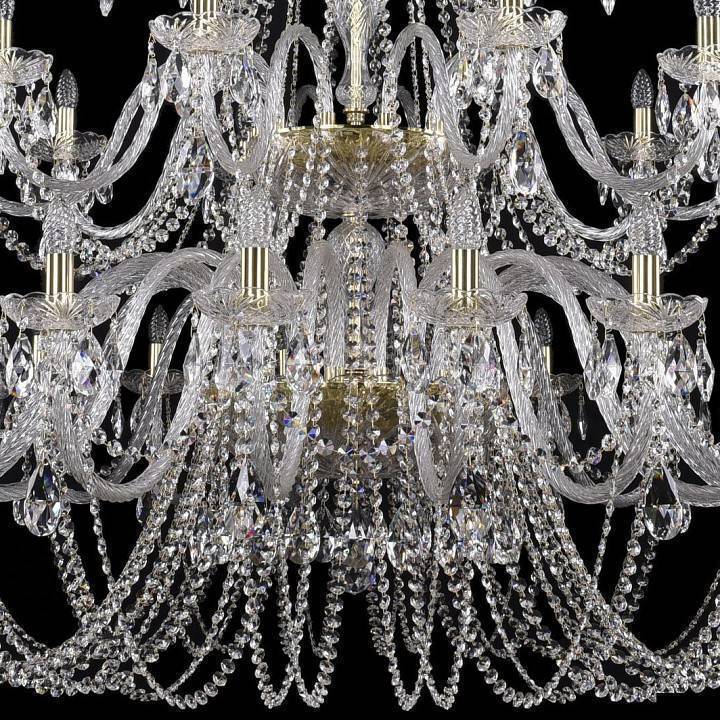 Подвесная люстра Bohemia Ivele Crystal 1402 1402/20+10+5/530/XL-206/3d/G