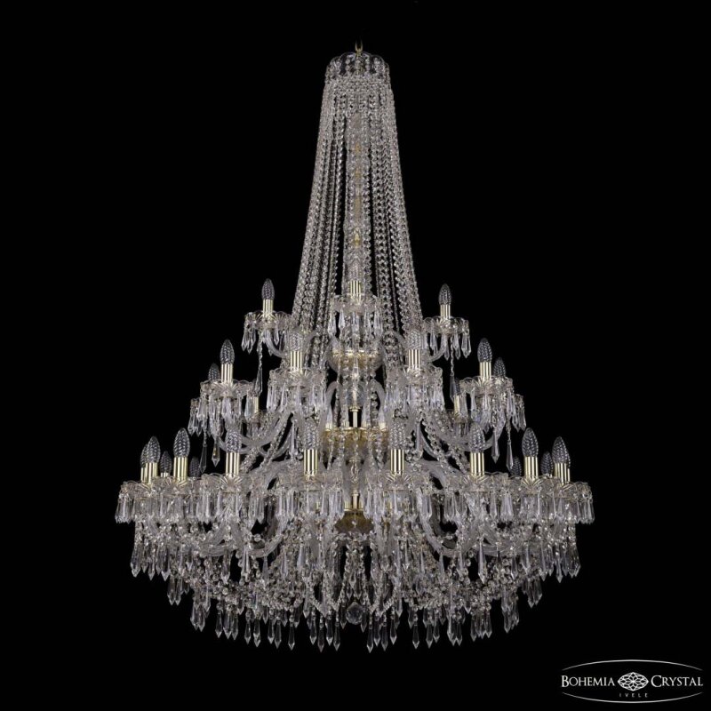 Подвесная люстра Bohemia Ivele Crystal 1403 1403/20+10+5/400/h-160/3d G