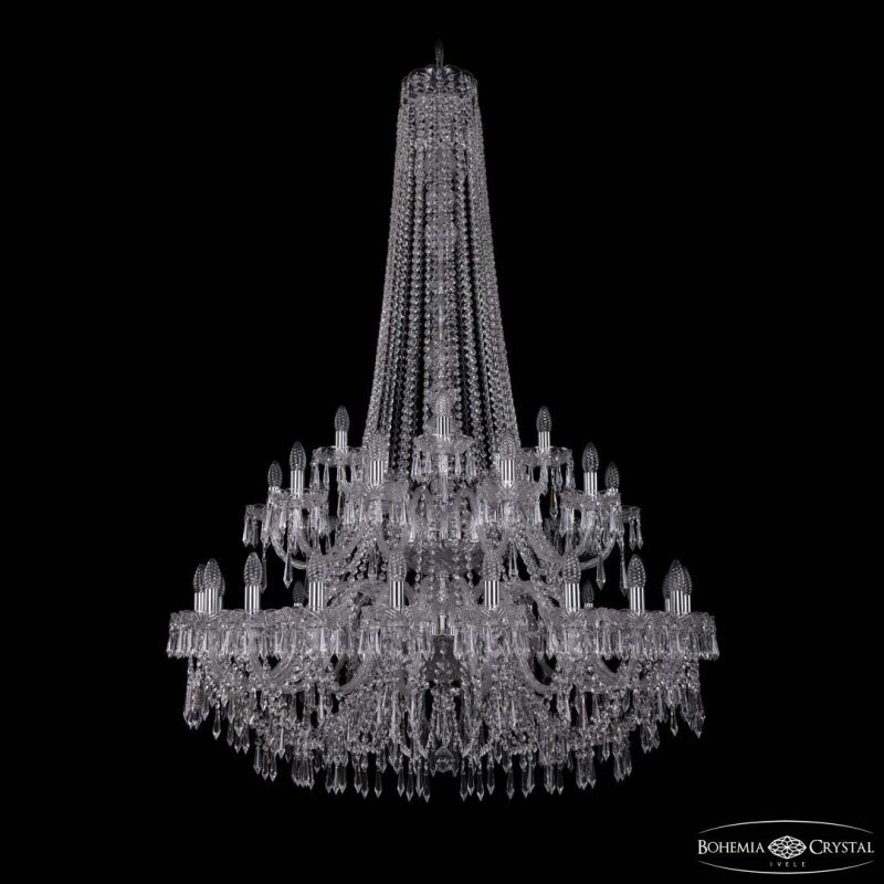 Подвесная люстра Bohemia Ivele Crystal 1403 1403/20+10+5/400/h-164/2d Ni