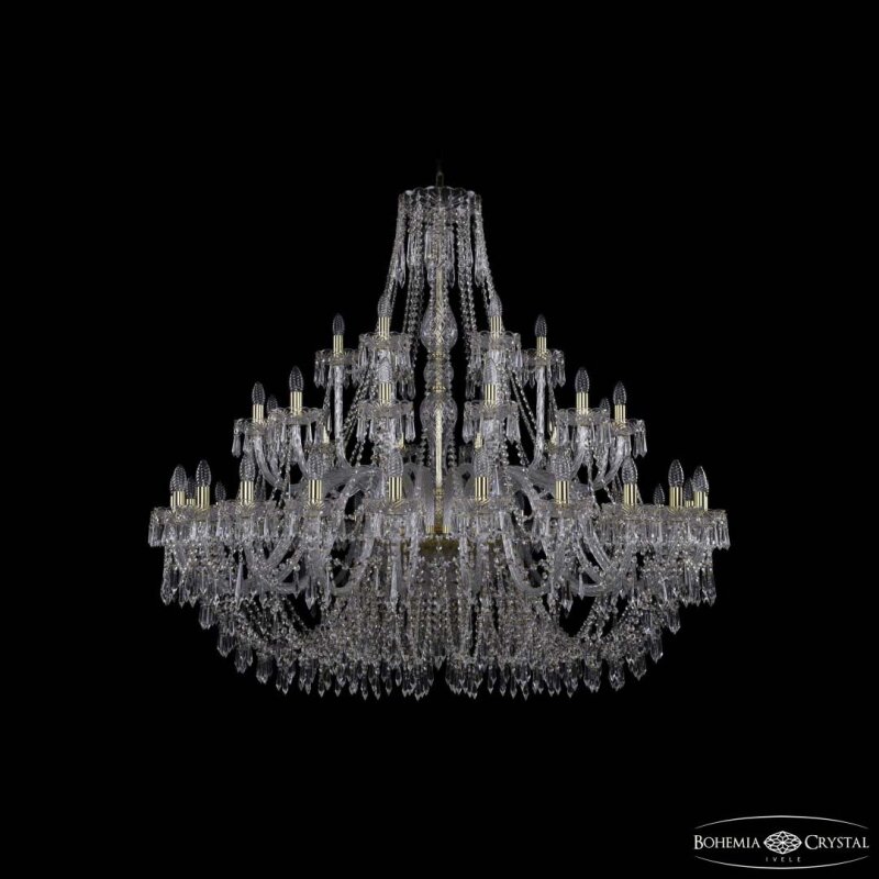 Подвесная люстра Bohemia Ivele Crystal 1403 1403/24+12+6/530 G