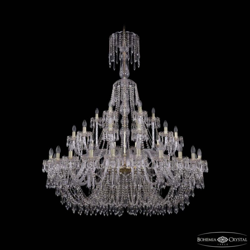 Подвесная люстра Bohemia Ivele Crystal 1403 1403/24+12+6/530/XL-170 G