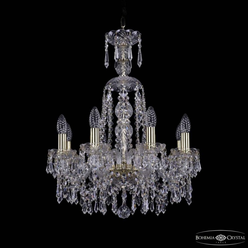 Подвесная люстра Bohemia Ivele Crystal 1403 1403/8/160/XL-60 G