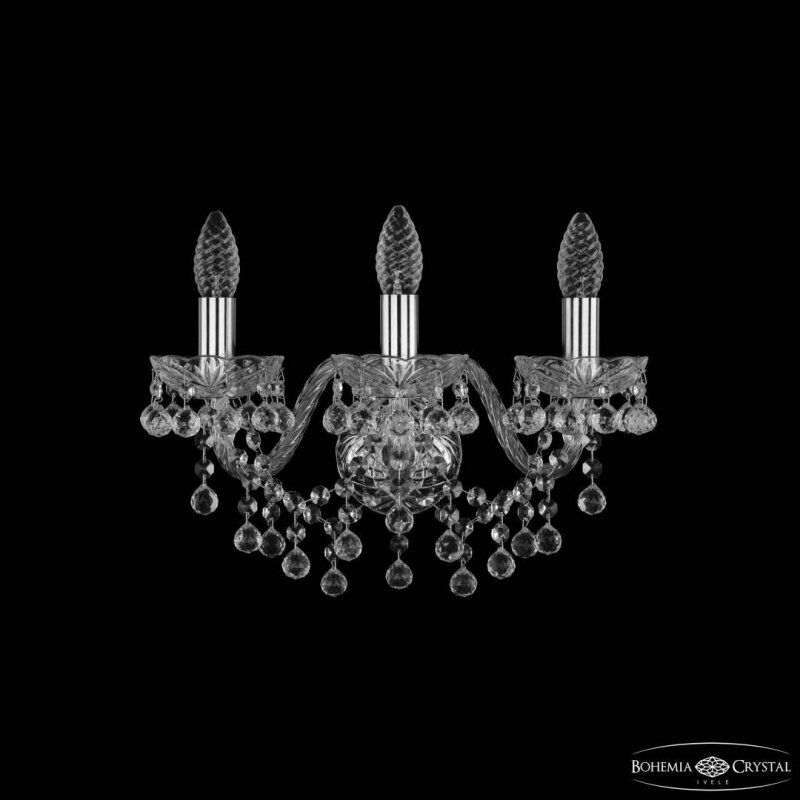 Бра Bohemia Ivele Crystal 1409 1409B/3/160 Ni