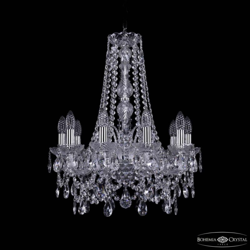 Подвесная люстра Bohemia Ivele Crystal 1411 1411/10/160/h-64 Ni