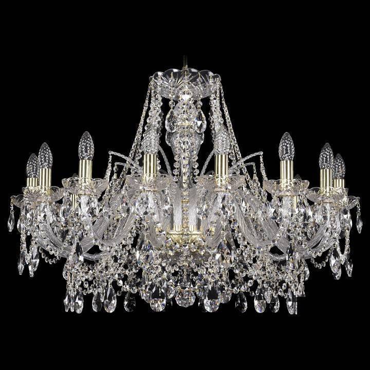 Подвесная люстра Bohemia Ivele Crystal 1411 1411/16/300/G