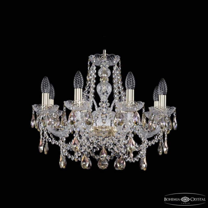 Подвесная люстра Bohemia Ivele Crystal 1411 1411/8/195 G K801