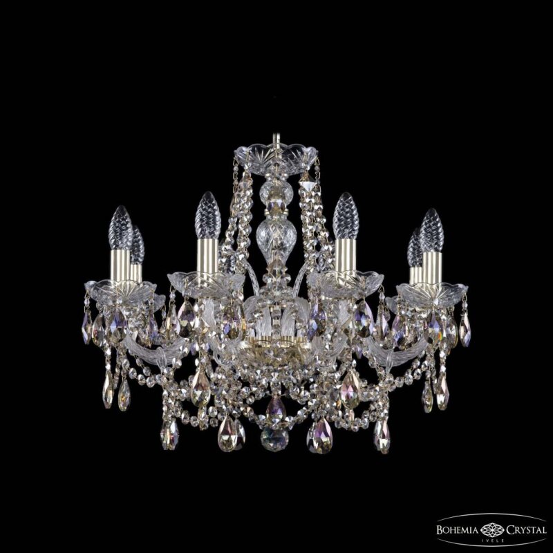Подвесная люстра Bohemia Ivele Crystal 1411 1411/8/195 G R801