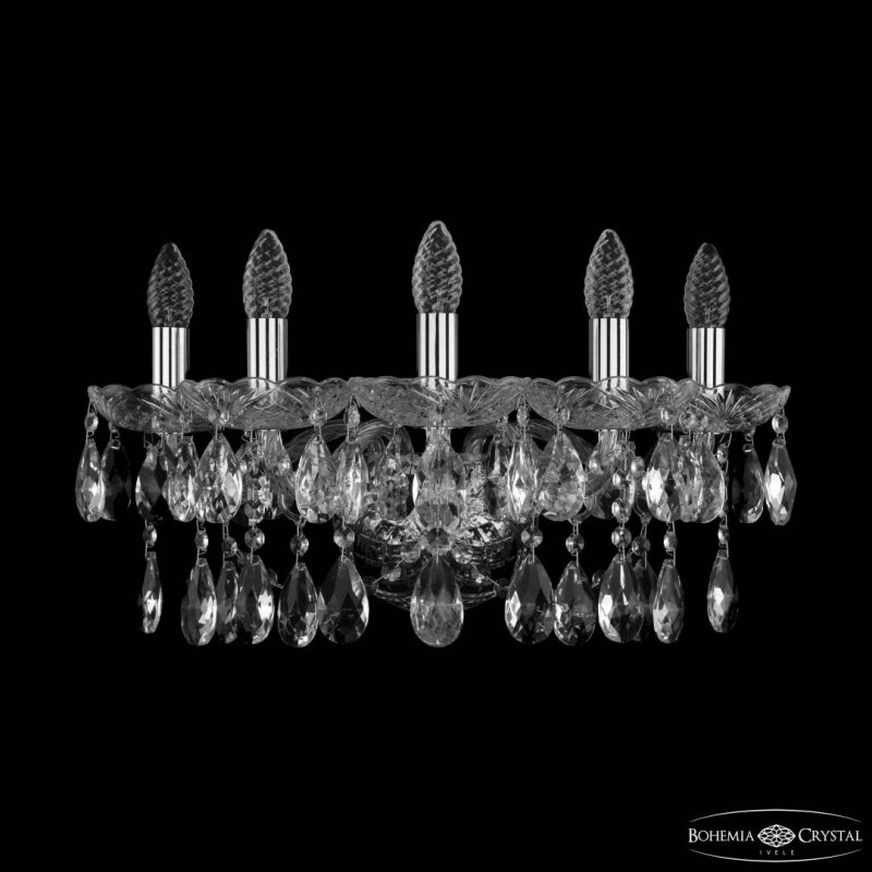 Бра Bohemia Ivele Crystal 1413 1413B/5/165/XL Ni