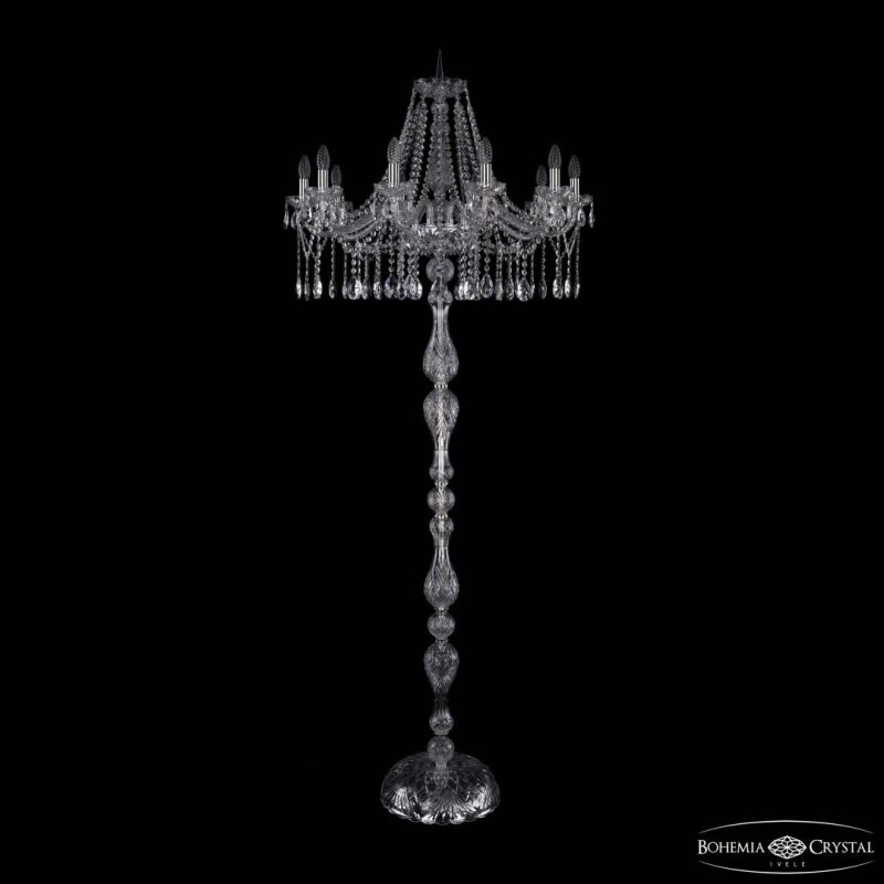 Торшер Bohemia Ivele Crystal 1413 1413T1/10/300-210 Ni