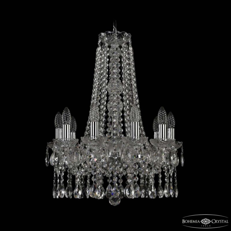 Подвесная люстра Bohemia Ivele Crystal 1413 1413/10/165/h-62 Ni