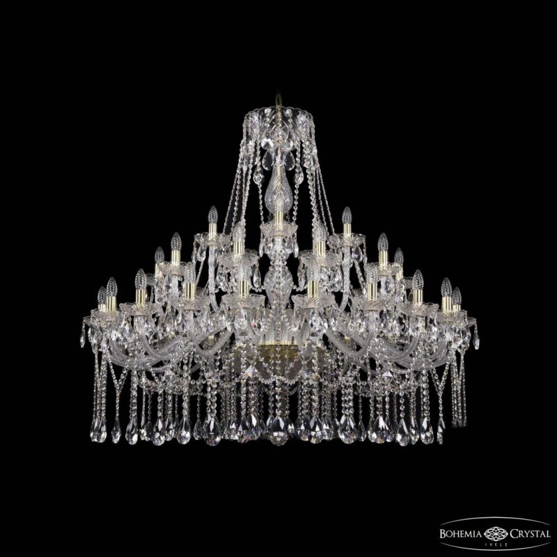 Подвесная люстра Bohemia Ivele Crystal 1413 1413/20+10+5/460 G