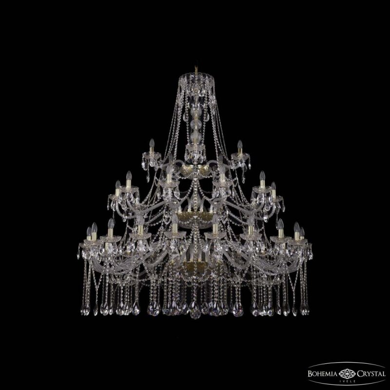 Подвесная люстра Bohemia Ivele Crystal 1413 1413/20+10+5/530/3d G