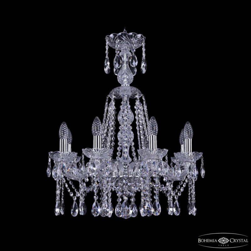Подвесная люстра Bohemia Ivele Crystal 1413 1413/8/200/XL-66 Ni