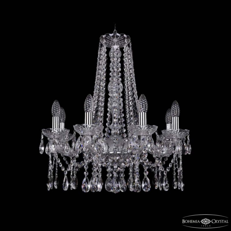 Подвесная люстра Bohemia Ivele Crystal 1413 1413/8/200/h-61 Ni