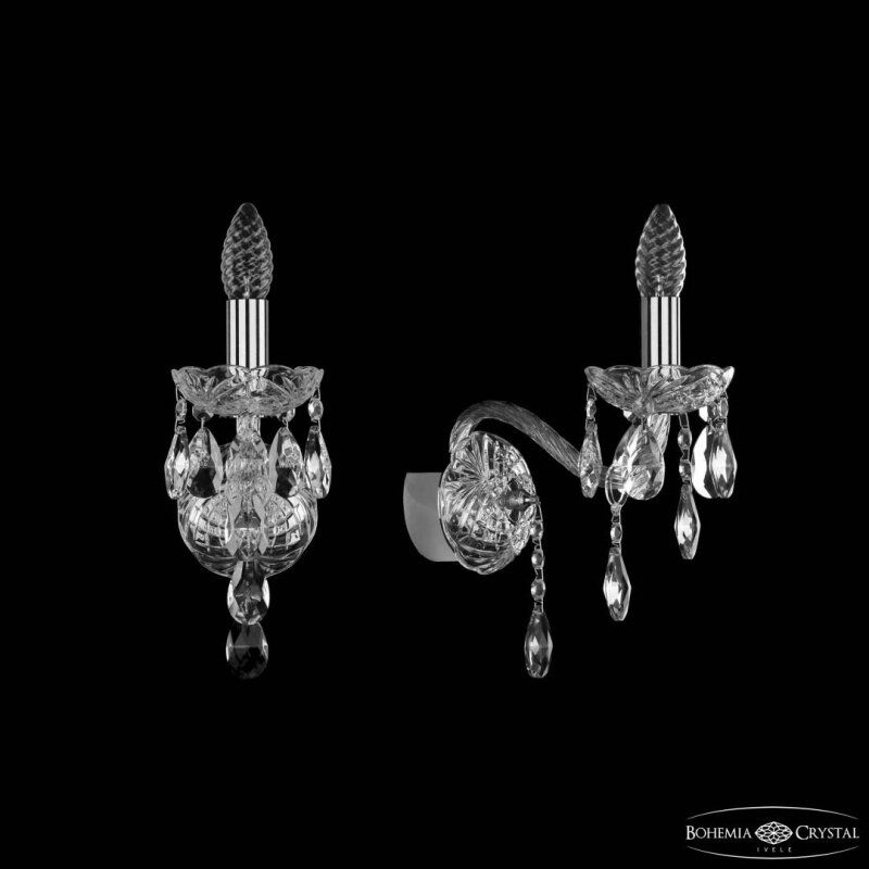 Бра Bohemia Ivele Crystal 1415 1415B/1/165 Ni