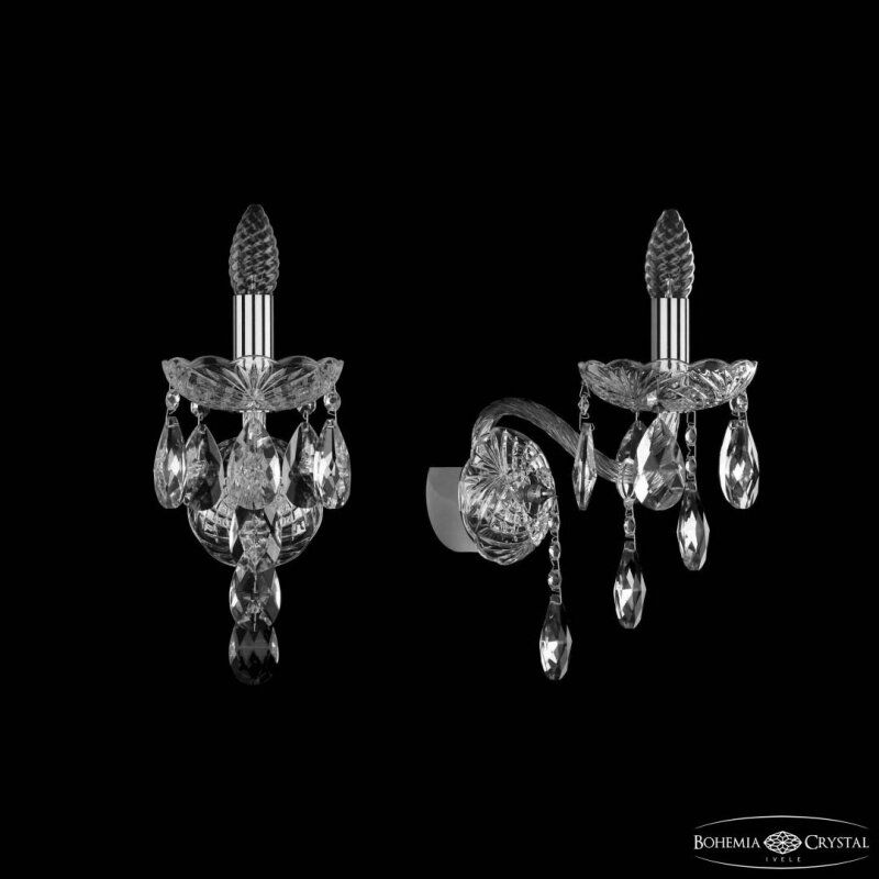 Бра Bohemia Ivele Crystal 1415 1415B/1/165/XL Ni