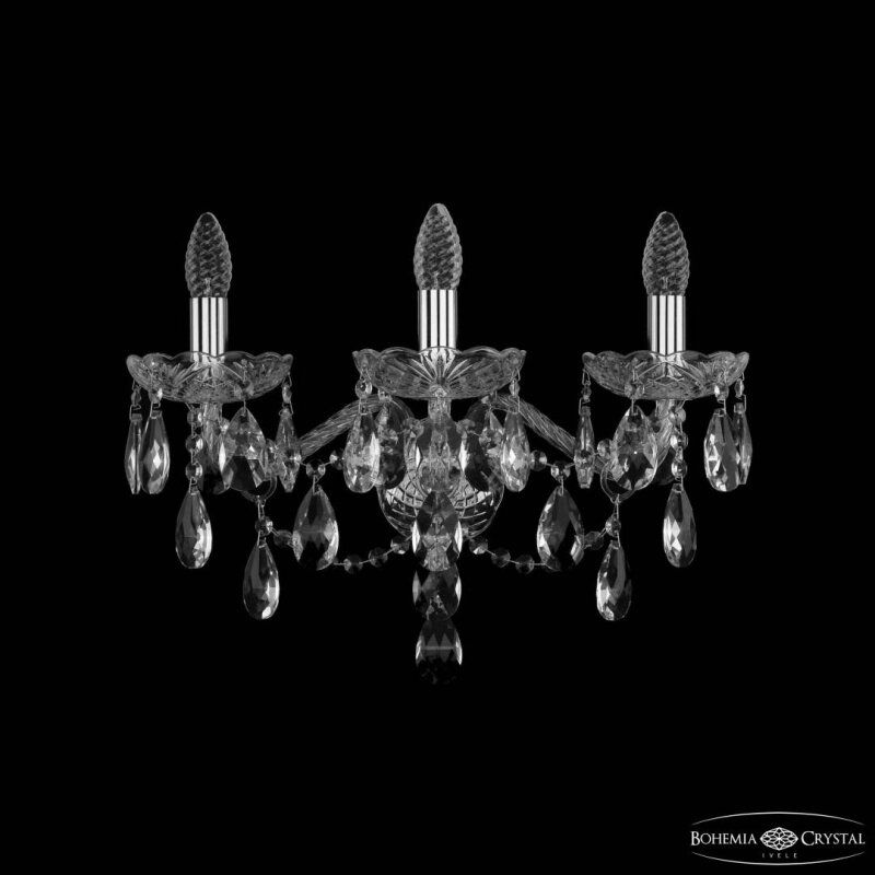 Бра Bohemia Ivele Crystal 1415 1415B/3/200/XL Ni
