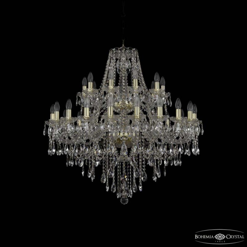 Подвесная люстра Bohemia Ivele Crystal 1415 1415/20+10/360/2d G