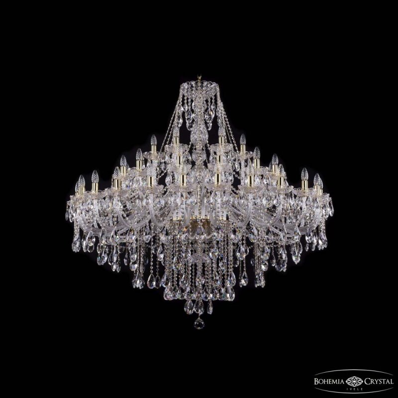 Подвесная люстра Bohemia Ivele Crystal 1415 1415/24+12+6/530 G