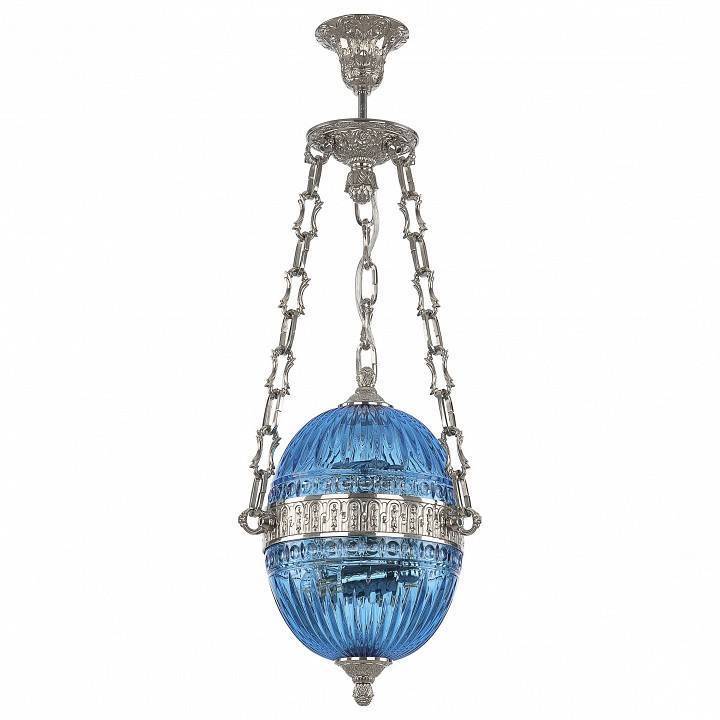 Подвесной светильник Bohemia Ivele Crystal 7100 71000P/20 Ni Aquamarine/M-1G