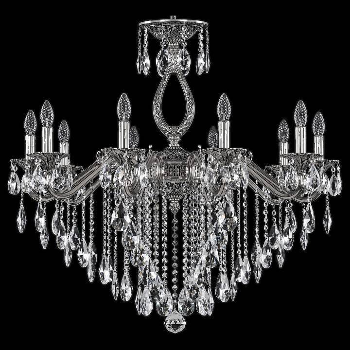Подвесная люстра Bohemia Ivele Crystal 7202 72302/10/300 B NB