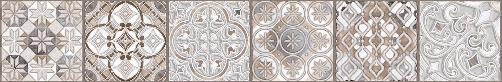 Бордюр Alma Ceramica Birma 82х500х8.5 мм BWU58BIR404