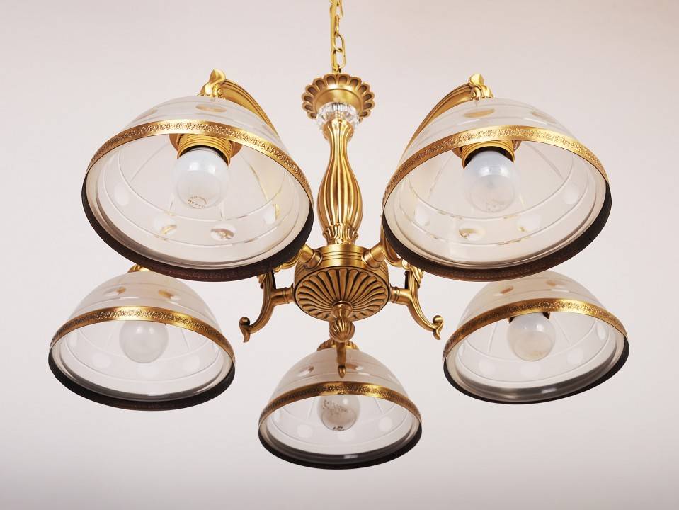 Подвесная люстра Doge Luce 800 5 ламп 800L05BR-LK