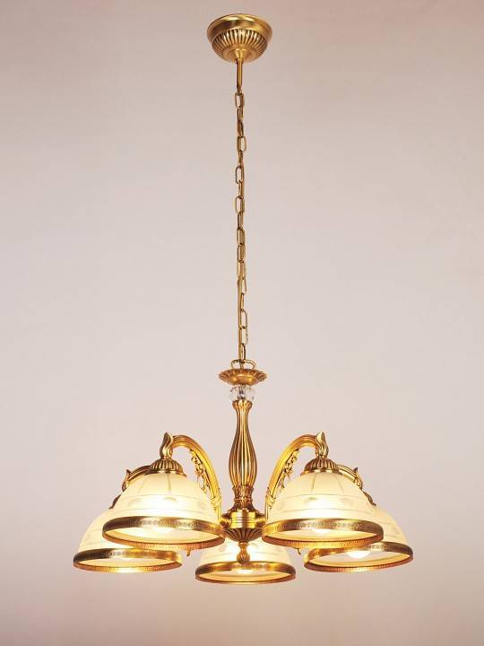 Подвесная люстра Doge Luce 800 5 ламп 800L05BR-LK