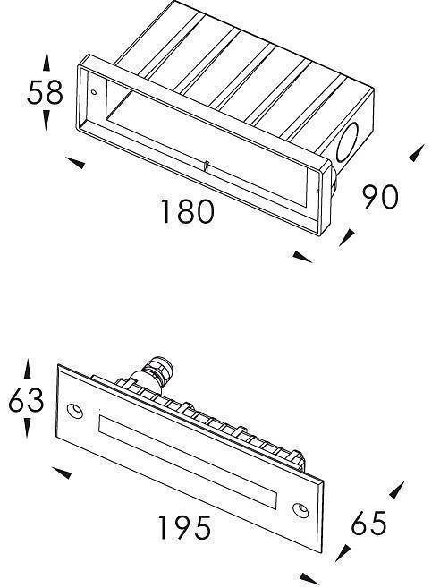 Встраиваемый светильник Deko-Light Line IV 1.9 Вт 100108